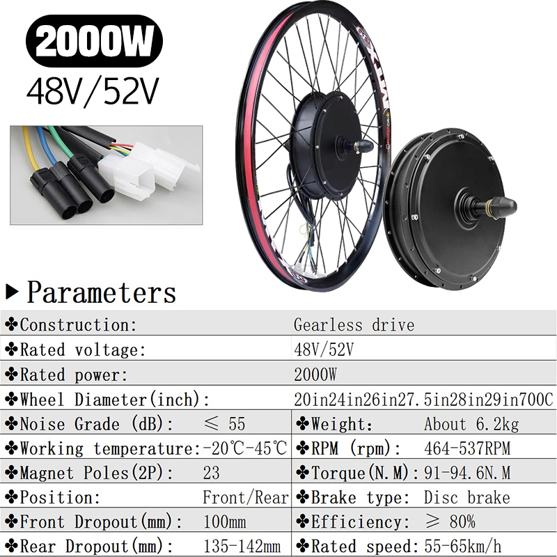 New Upgrade Ebike Conversion K - 5000W Hub Motor Kit 72V ulasan dan harga