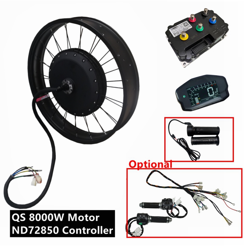 NBpower/QS273 V3 72v 8000W Fat - 72V 8000W Brushless Hub Motor ulasan dan harga