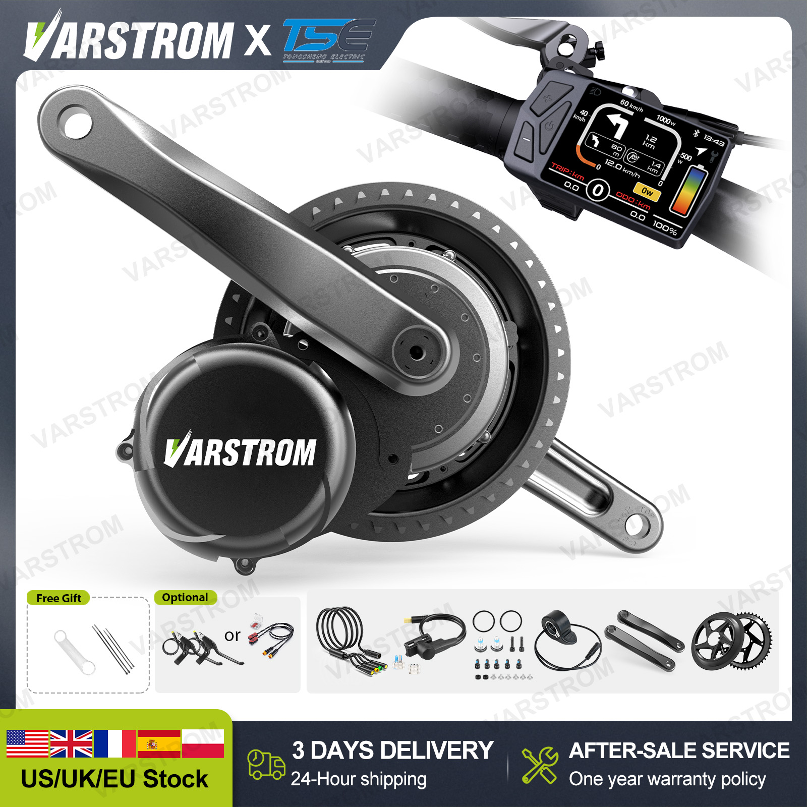 [3Day Delivery] Tongsheng Mid  - Side Hung Mid Drive Motor Kit ulasan dan harga