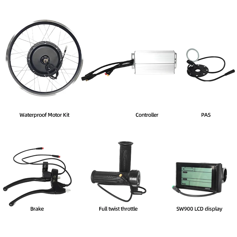 New Electric Conversion Kit 72 - 12000W Electric Motorcycle Hub Motor ulasan dan harga