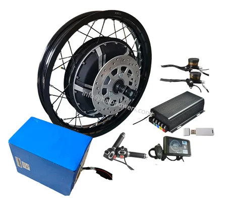 72v 96v QS 273 V3 12000w 15000 - 12000W Electric Motorcycle Hub Motor ulasan dan harga