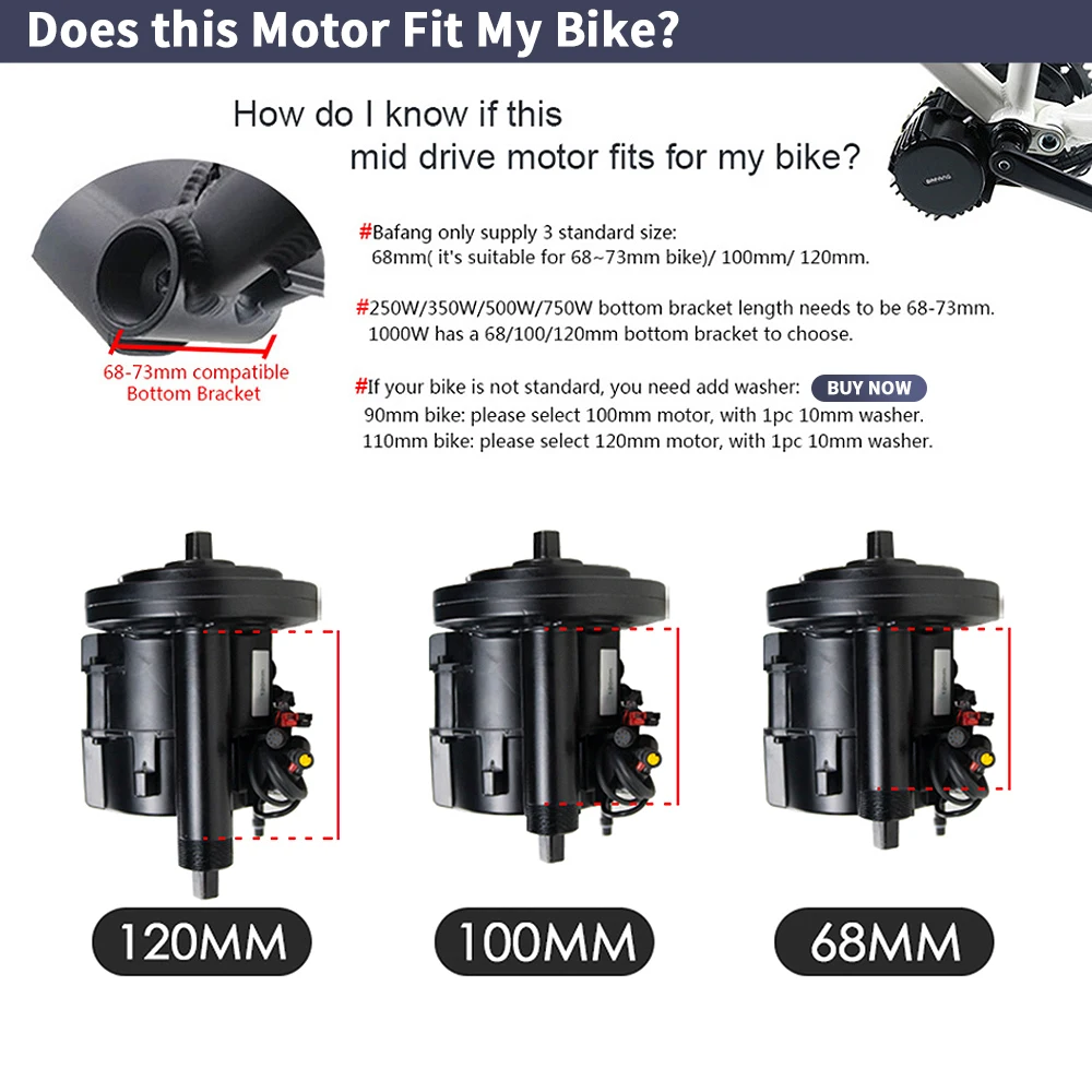 Bafang BBSHD 1000W 52V 48V 68m - Mid Drive Conversion Kit 1000W ulasan dan harga