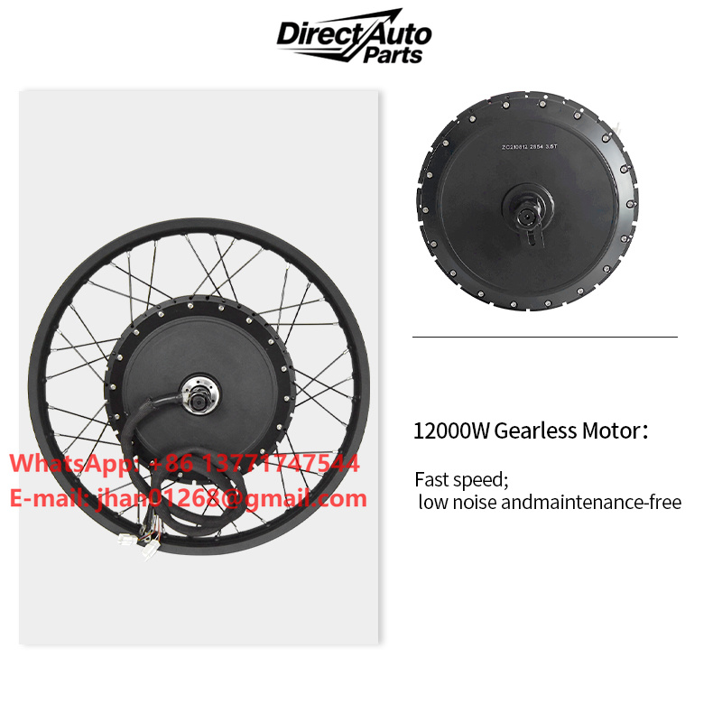 Rear Wheel  Hub Motor 6000w 80 - 12000W Electric Motorcycle Hub Motor ulasan dan harga