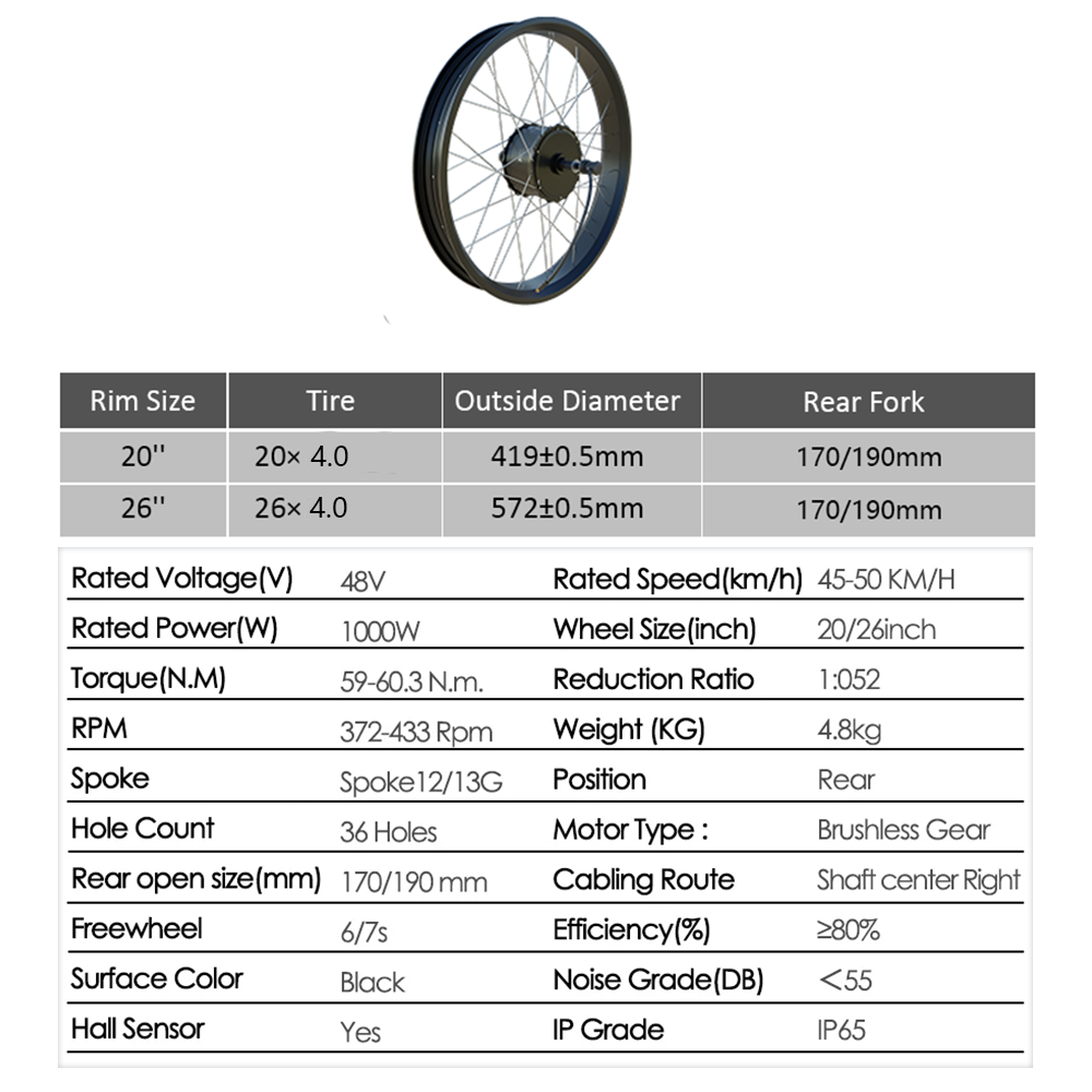 48V 2000W E-bike Fat Tire Conv - Dual Motor Ebike Kit 2000W ulasan dan harga