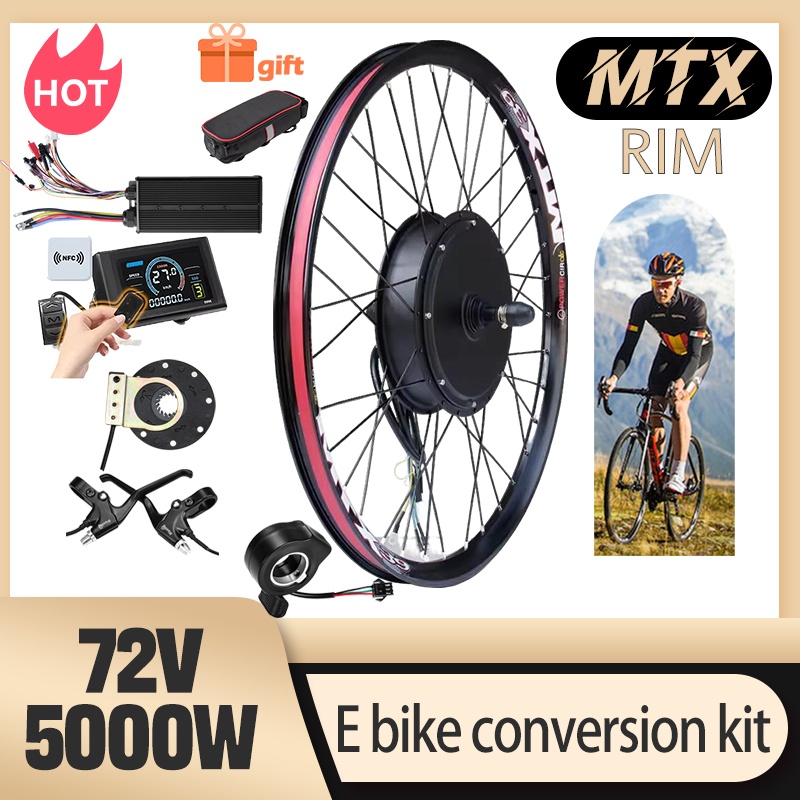 MTX39 E bike Conversion Kit 72 - 5000W Hub Motor Kit 72V ulasan dan harga