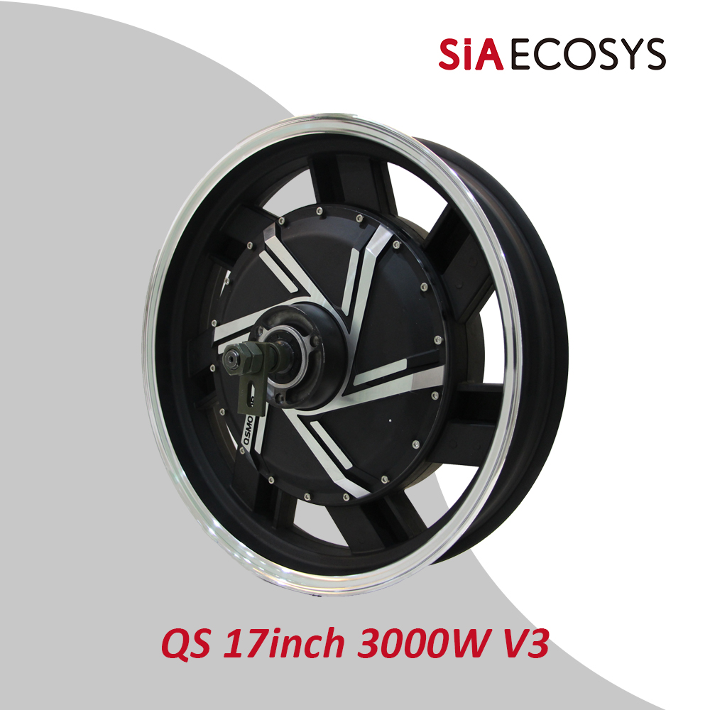 QSMOTOR QS273 17-inch 3000W V3 - 17 Inch Motorcycle Rim Hub Motor 72V ulasan dan harga
